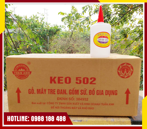 Keo 502 chuyên dùng cho thủ công mỹ nghệ